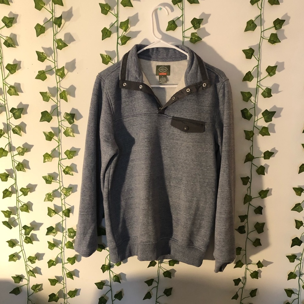 Men’s Blue/gray Camping Sweatshirt